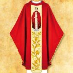 Casula con immagine di San Giorgio Popiełuszko