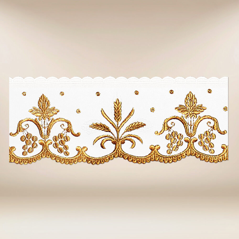 Coroncina ricamata oro