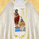 Casula ricamata Battesimo di Gesù