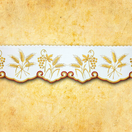 Koronka haftowana "Alfa Omega"