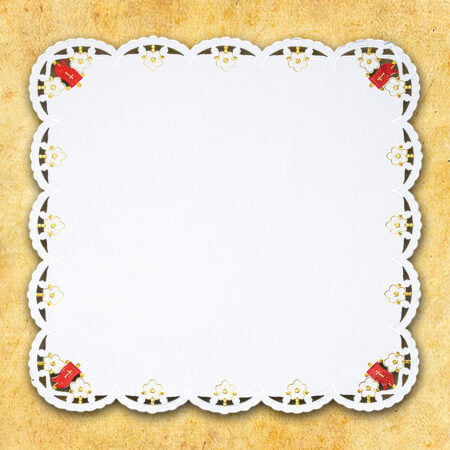 Serwetka haftowana "Baranek" 95x95