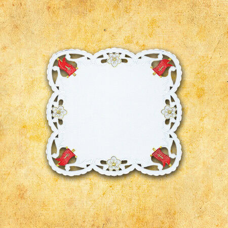 Serwetka haftowana "Baranek" 45x45