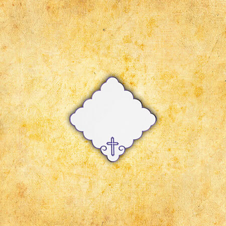 Tovaglietta ricamata viola 32x32