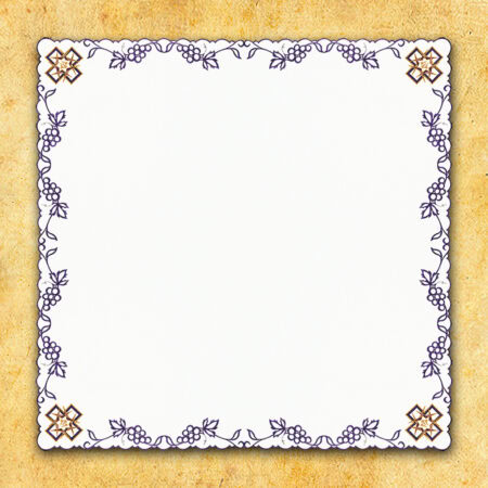 Serwetka haftowana "Krzyże z Cierniami" 95x95