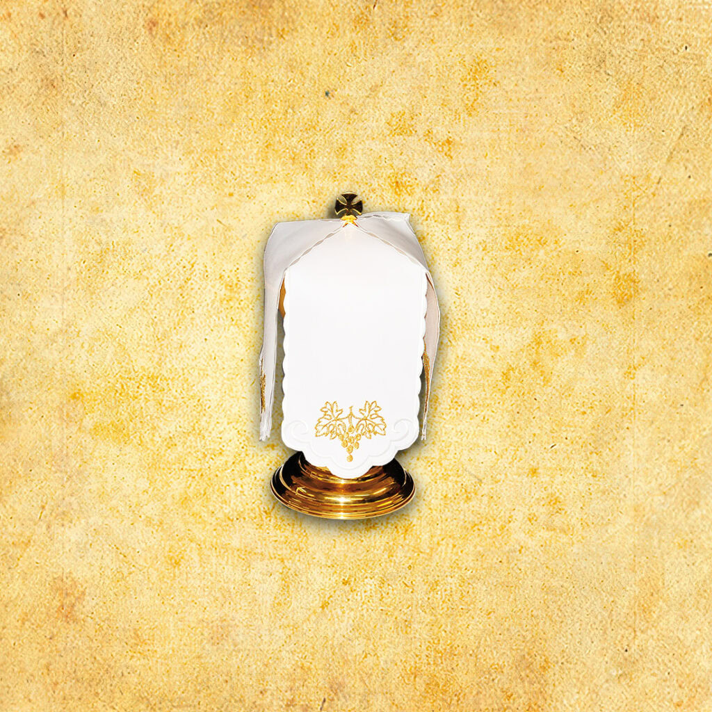 Conopeo copri pisside ricamato