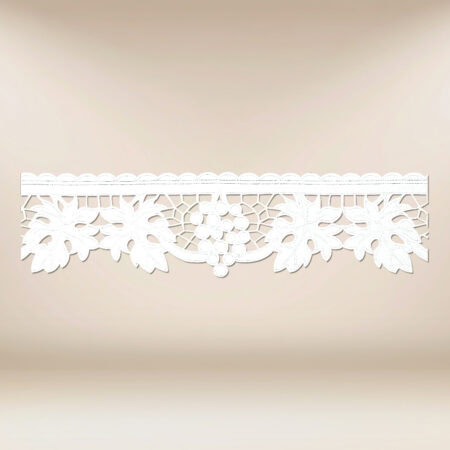 Coroncina ricamata bianca