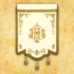 Chorągiew haftowana - MB Częstochowska