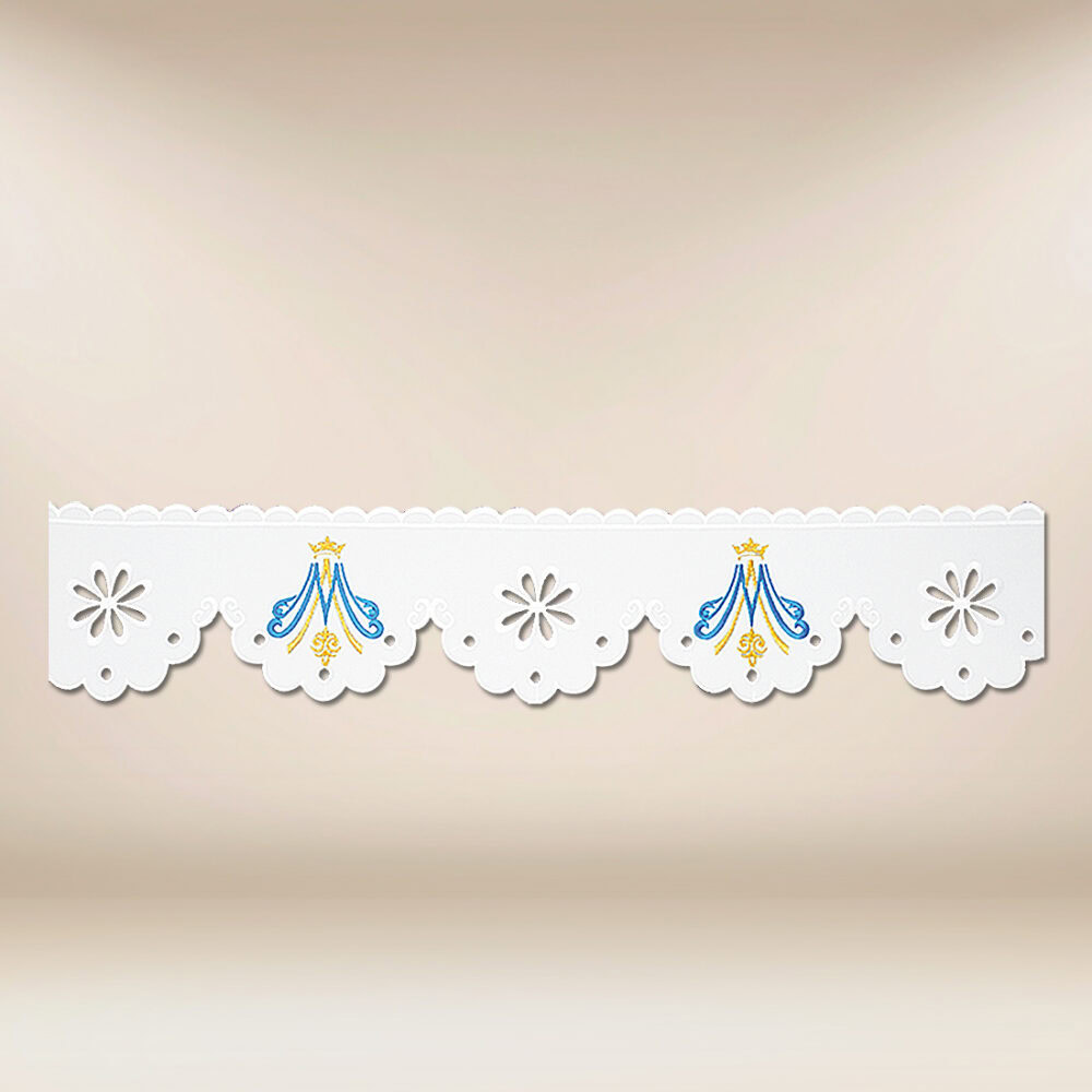 Bordino ricamato mariano