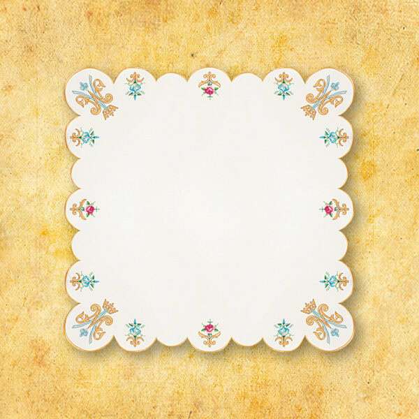 Serwetka haftowana "Santa Madonna" 95x95