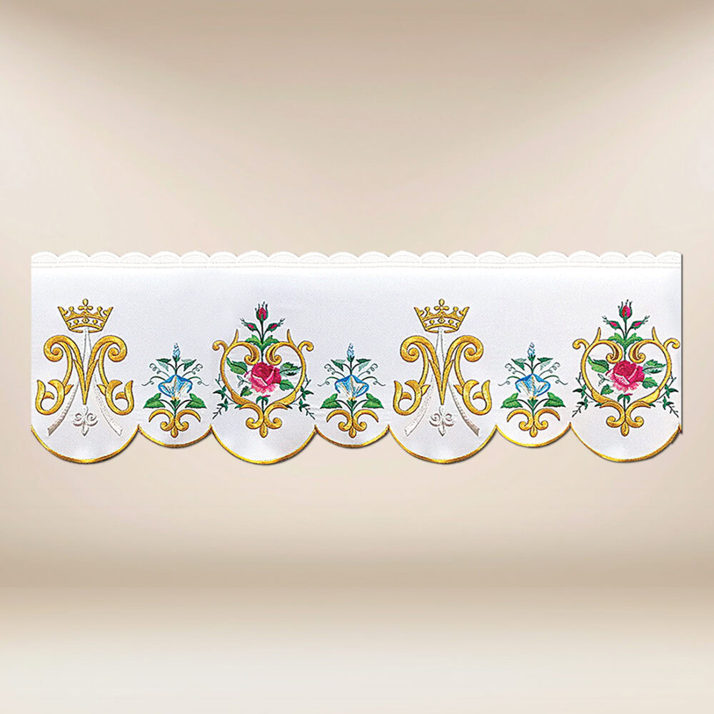 Rosaio mariano ricamato