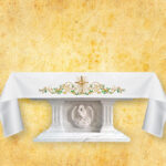 Tovaglia da altare ricamata per matrimonio