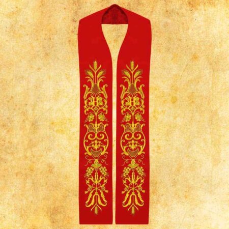 Stuła Haftowana "Kłosy I
 Winogrona"