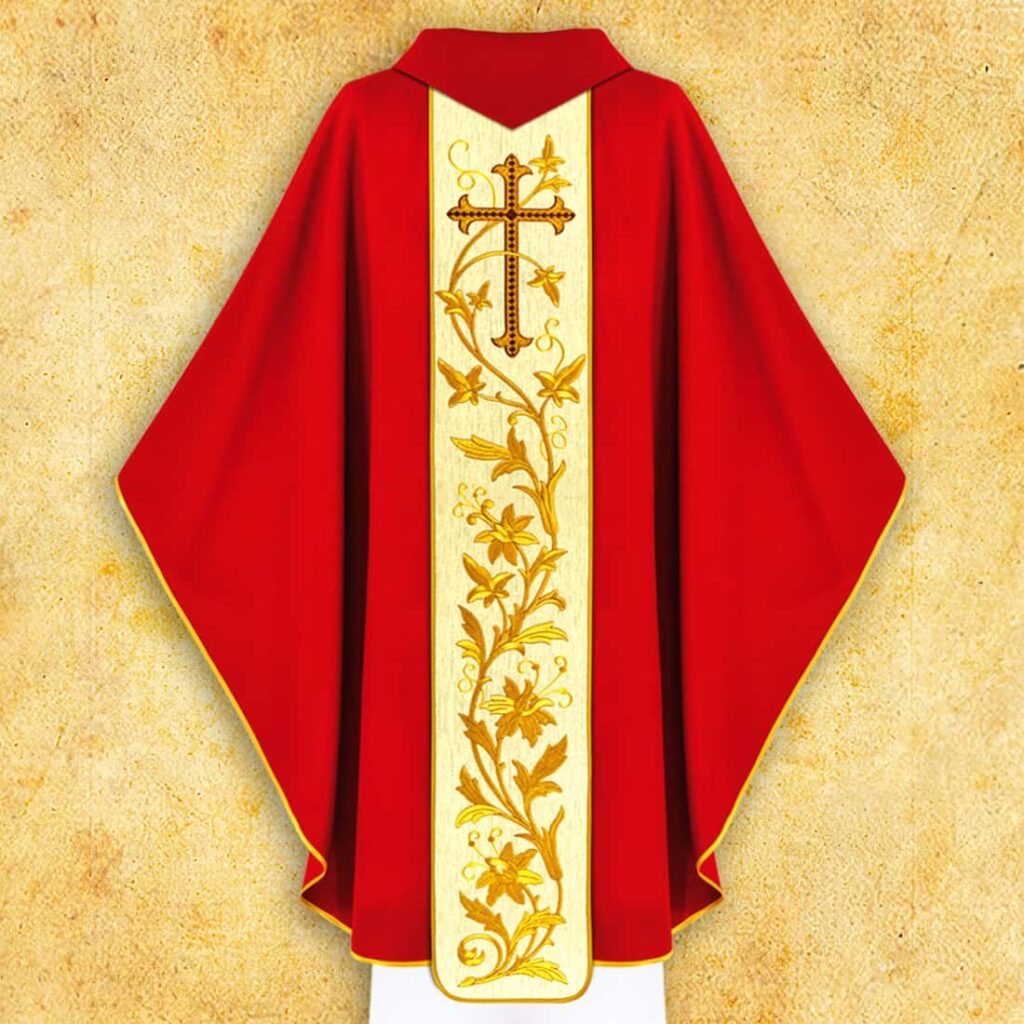 Casula con immagine di san Floriano