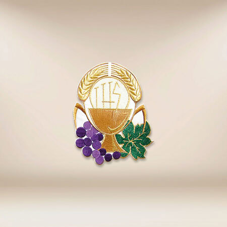 aplikacja haftowana kielich