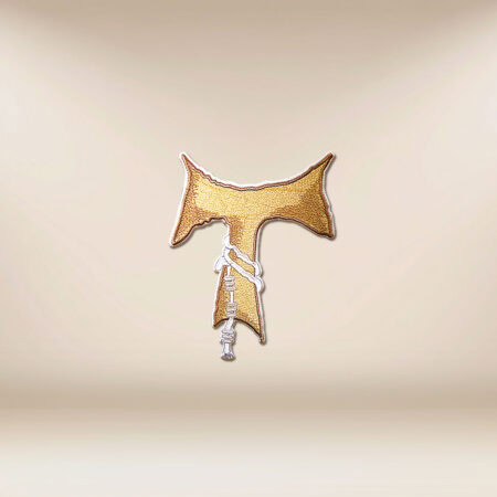 Aplikacja haftowana Franciszkański Krzyż Tau