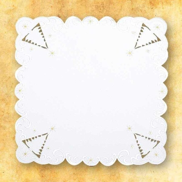 Serwetka haftowana "Szopka" 45x45