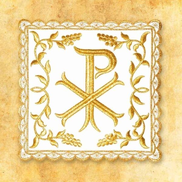 Palka Haftowana Biała Nr 31