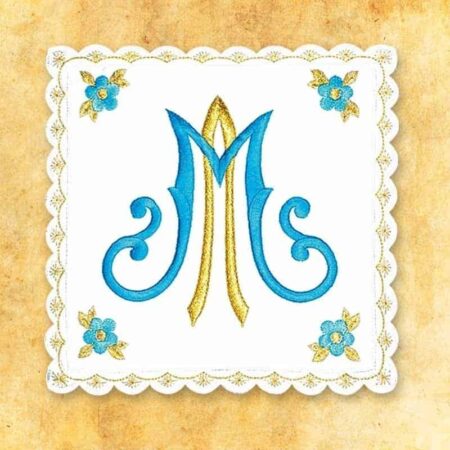 Palka Haftowana Biała Nr 11