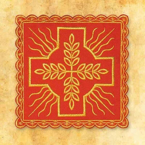 Palka Haftowana Czerwona Nr. 4