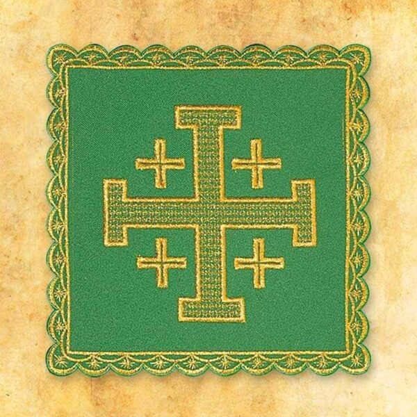 Palka haftowana zielona nr 13 Palka haftowana zielona nr 13