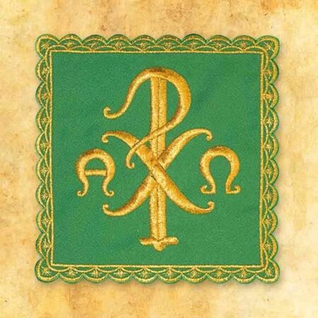 Palka Haftowana Zielona Nr 17