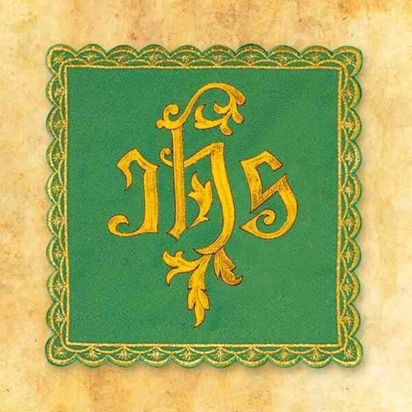 Palka Haftowana Zielona Nr 18