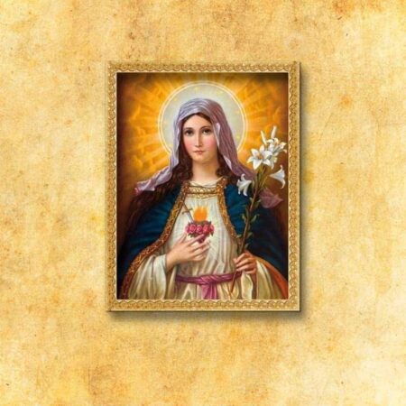 Obraz Na Tkaninie "Serce
 Maryji"