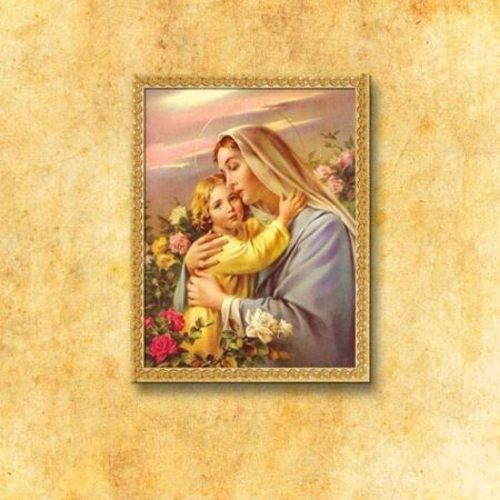Obraz Na Tkaninie "Matka Boska"