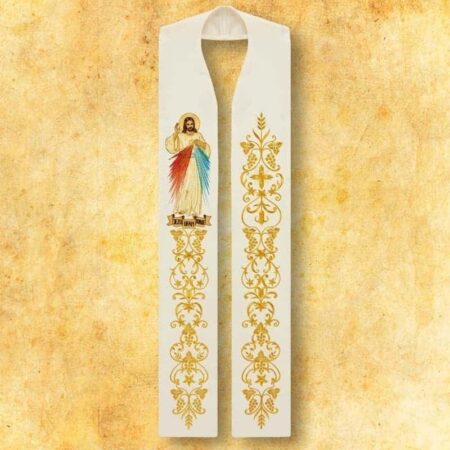 Stuła Haftowana "Jezus
 Miłosierny"