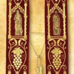 Stuła Haftowana "4 Ewangelistów" Plusz