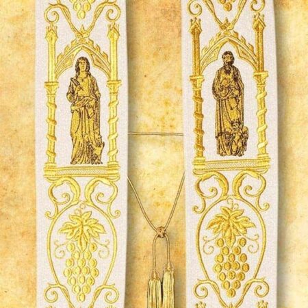 Stuła Haftowana "4 Ewangelistów" Plusz