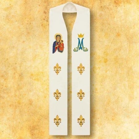 Stuła Haftowana "Matka Boża
 Częstochowska"