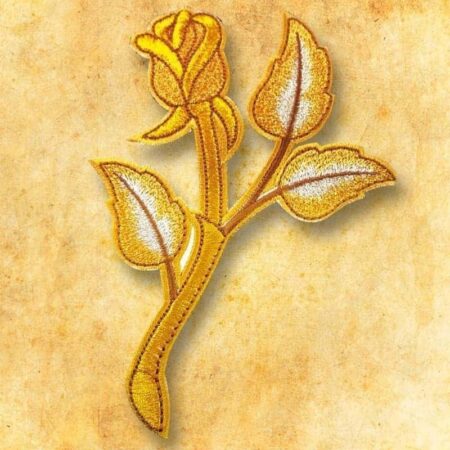 Aplikacja Haftowana "Róża
 Złota"