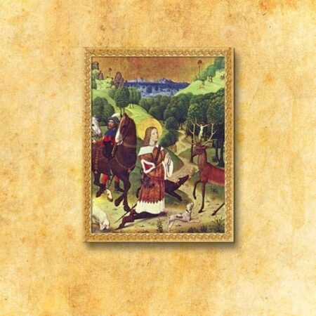 Obraz na tkaninie "Św. Hubert"