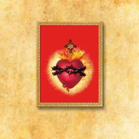 immagine su tessuto Cuore di Gesù