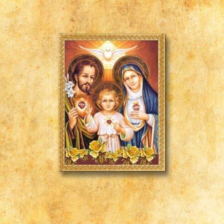 immagine su tessuto Santa Famiglia