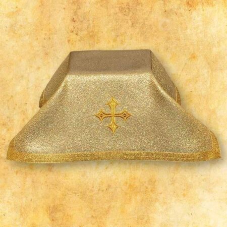 velo per il calice liturgico dorato 45x45cm