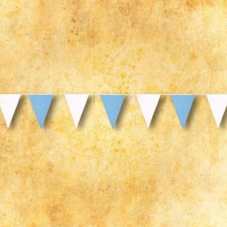 Trójkąty biało-niebieskie dekoracyjne