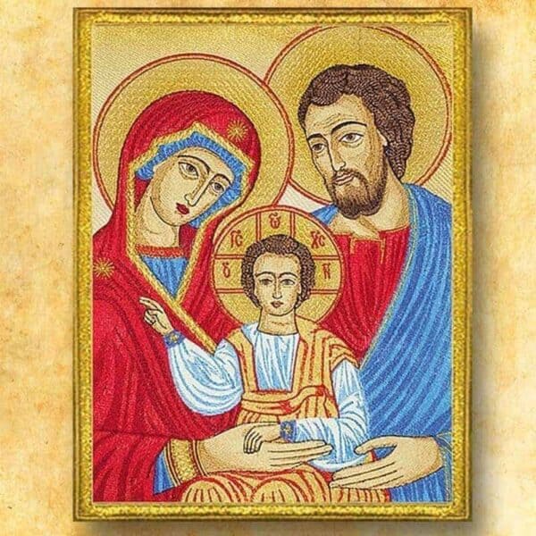 Application "Holy Family icon" Aplikacja Haftowana "Św. Rodzina
Ikona"