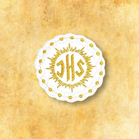 Hostia komunijna haftowana