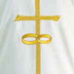 Stola nuziale ricamata