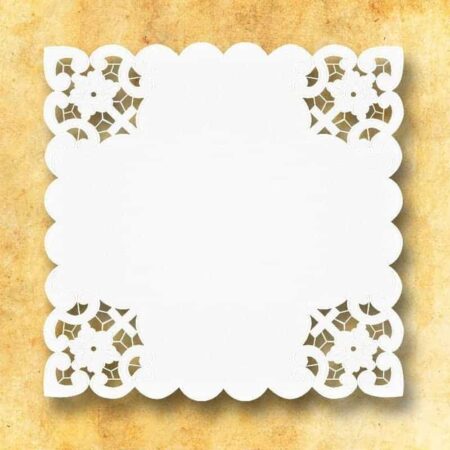 Serwetka haftowana "Bianco Fiori" 45x45