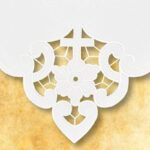 Serwetka "Bianco Fiori" 32x32