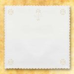 set di biancheria per calice con IHS