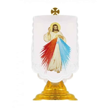 Conopeo copri pisside con motivo della misericordia