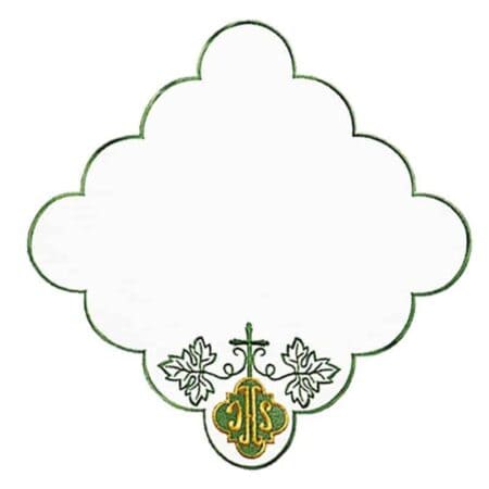 Serwetka haftowana "IHS Zielony" 32x32