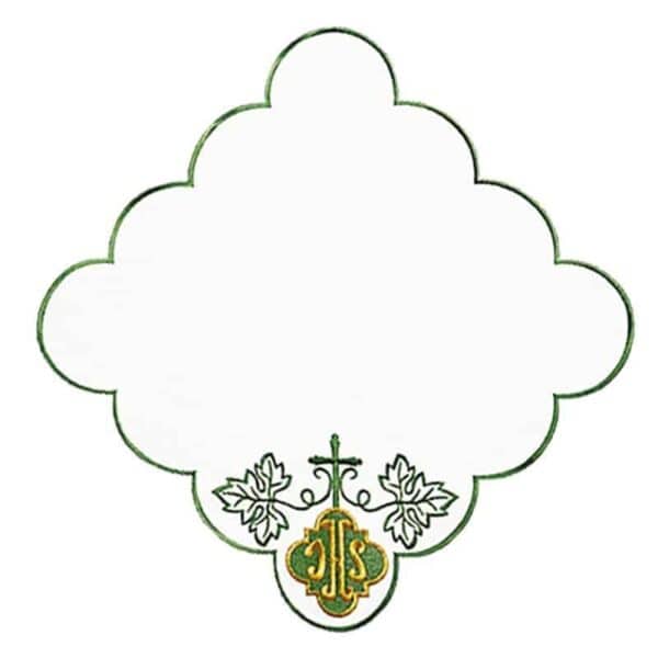 Serwetka haftowana "IHS Zielony" 32x32