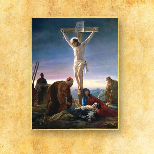 Ozdoba liturgiczna duża Śmierć Jezusa (fotograficzna)