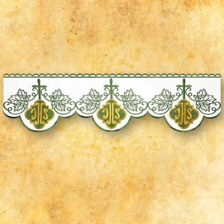 Koronka "IHS Zielony"