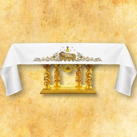 Obrus haftowany "W żłóbku leży"